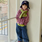《予約》Moi Wide Denim Pants / NAVI