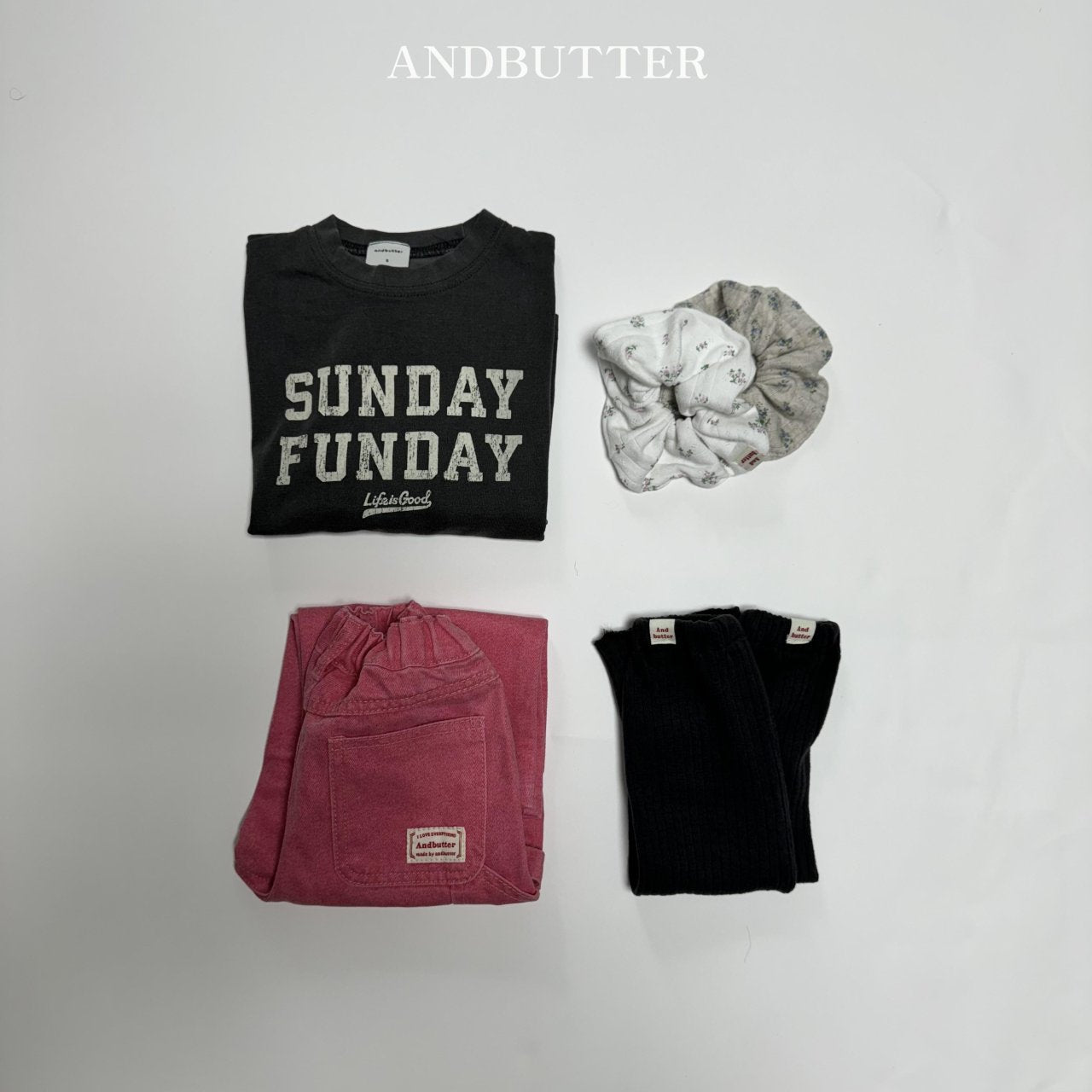 《予約》Sunday Pigment Tee / andbutter