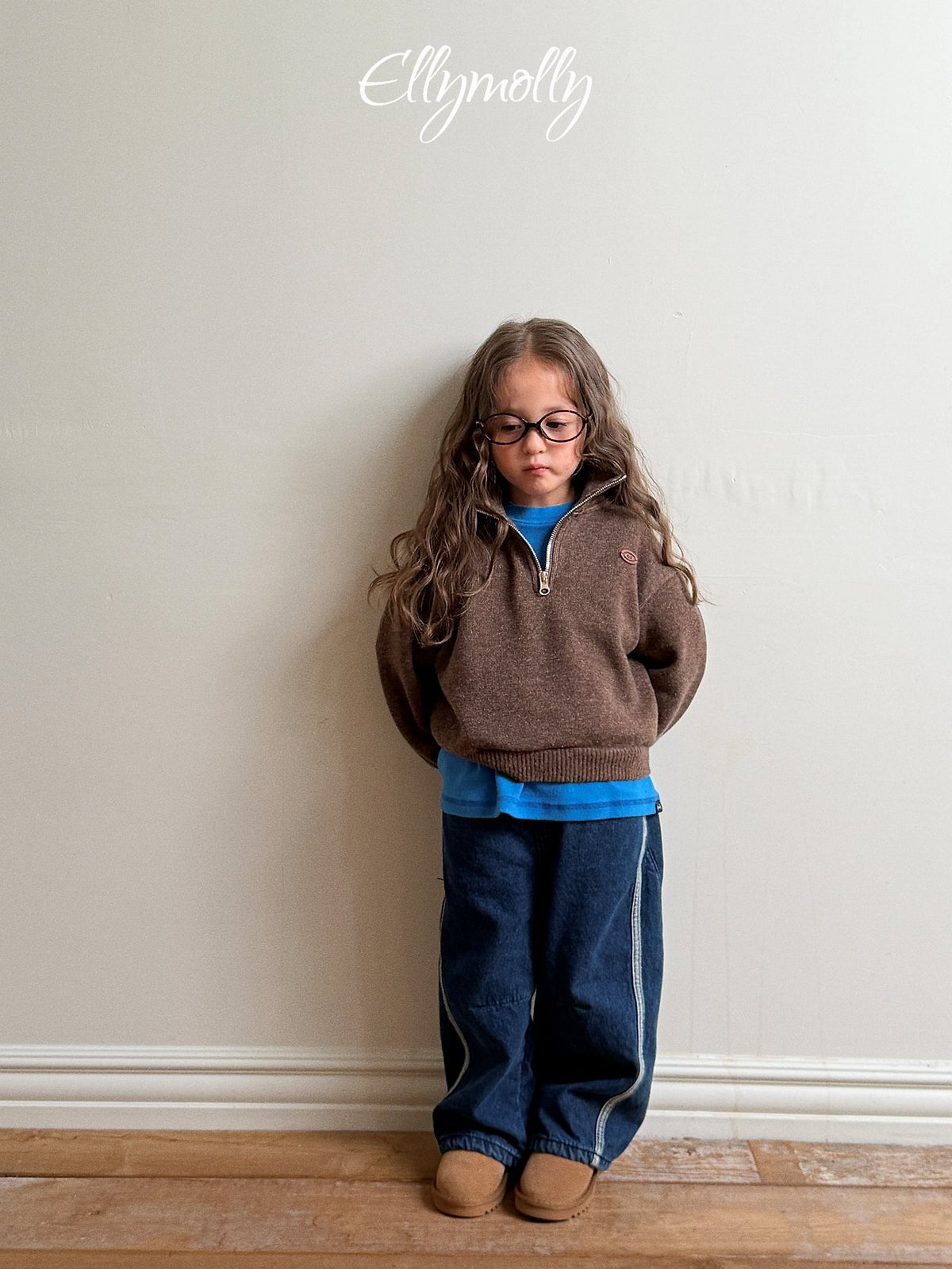 《予約》Arden Wool Half-Zip / ELLY MOLLY