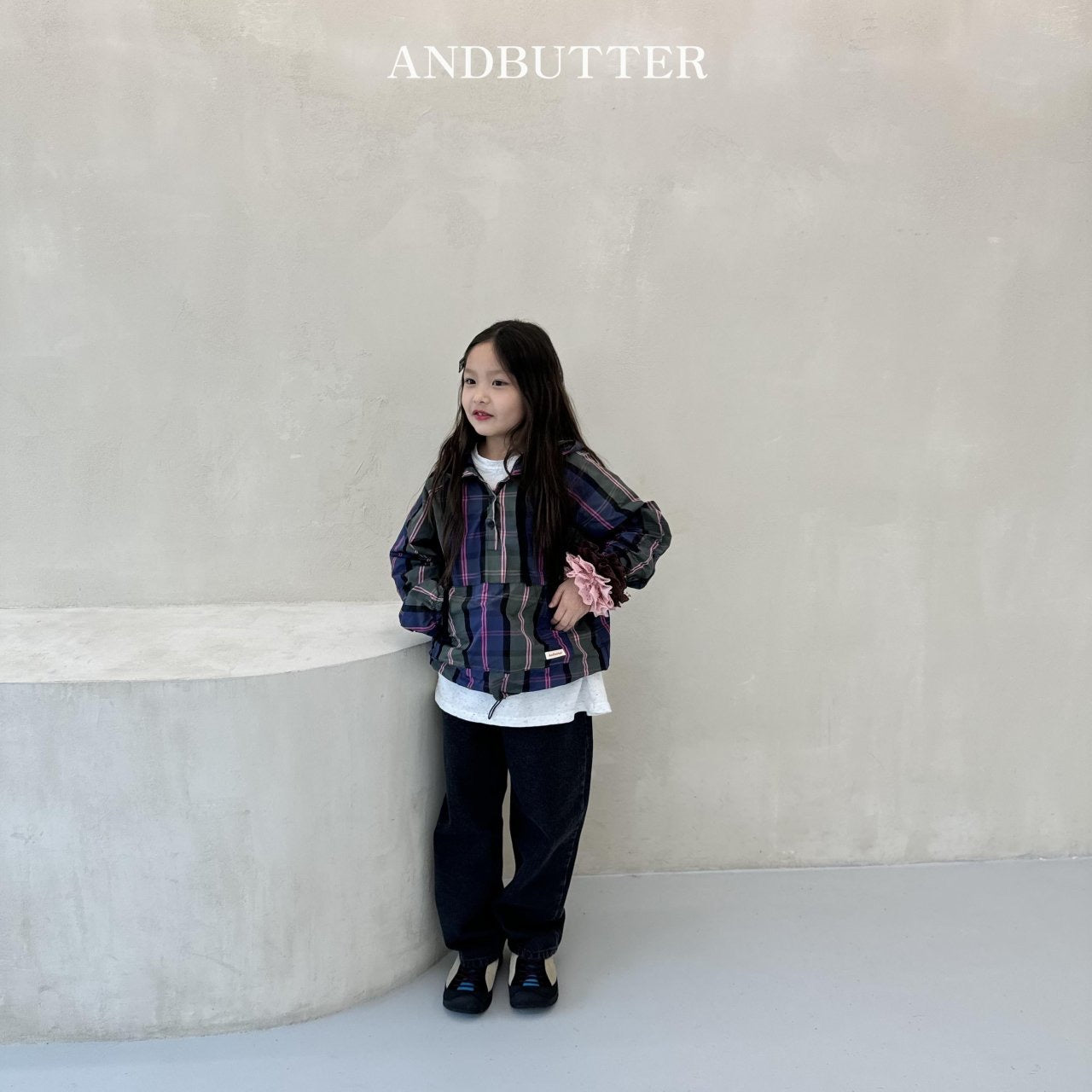 《予約》Check Hood Anorak / andbutter