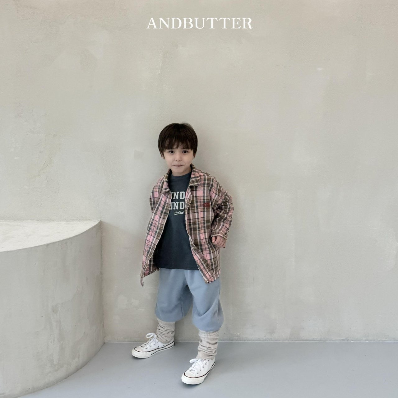 《予約》Musee Check Shirt / andbutter