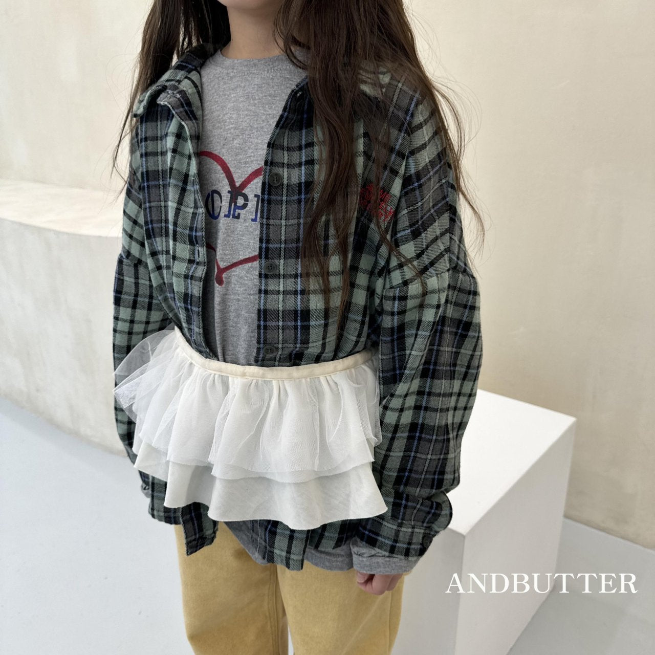 《予約》Musee Check Shirt / andbutter