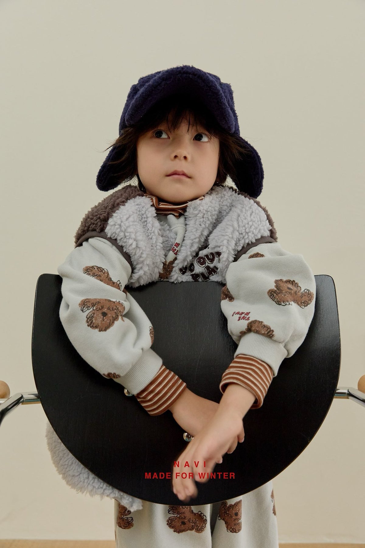 《予約》Poochi Sweatshirt / NAVI