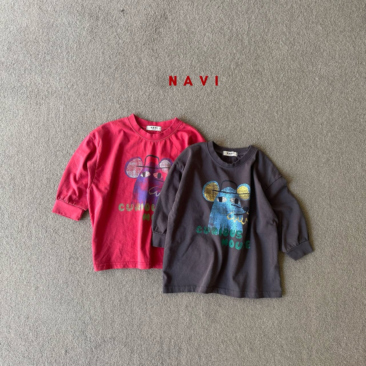 《予約》Mouse L/S Tee / NAVI
