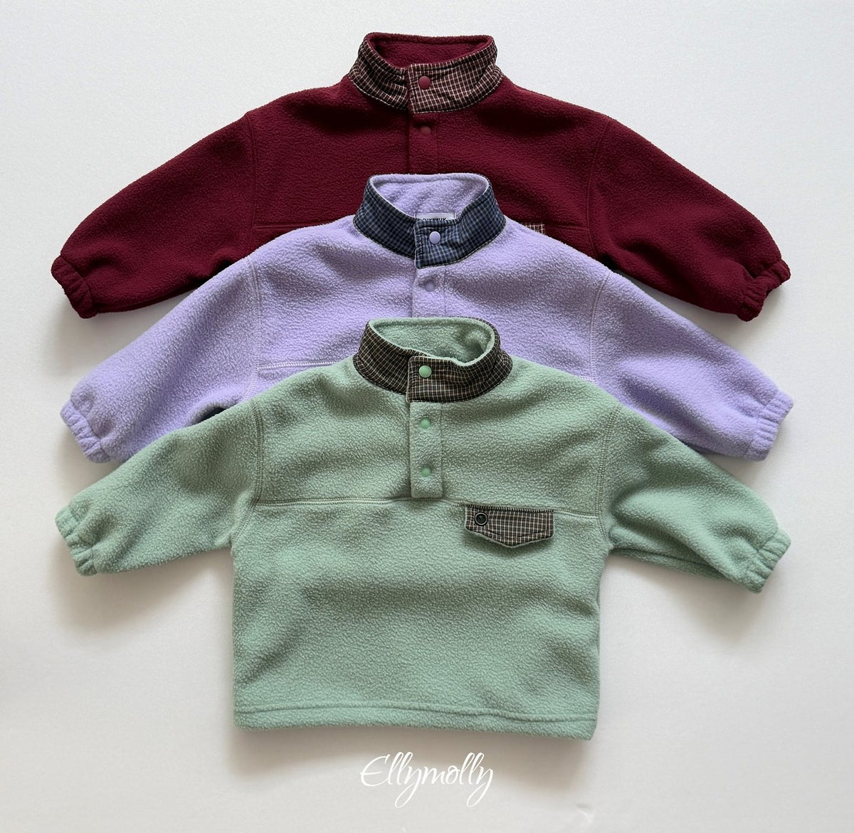 《予約》Pomeli High Neck Sweatshirt / ELLY MOLLY