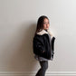 《予約》Big Collar Shearling Jacket / ELLY MOLLY
