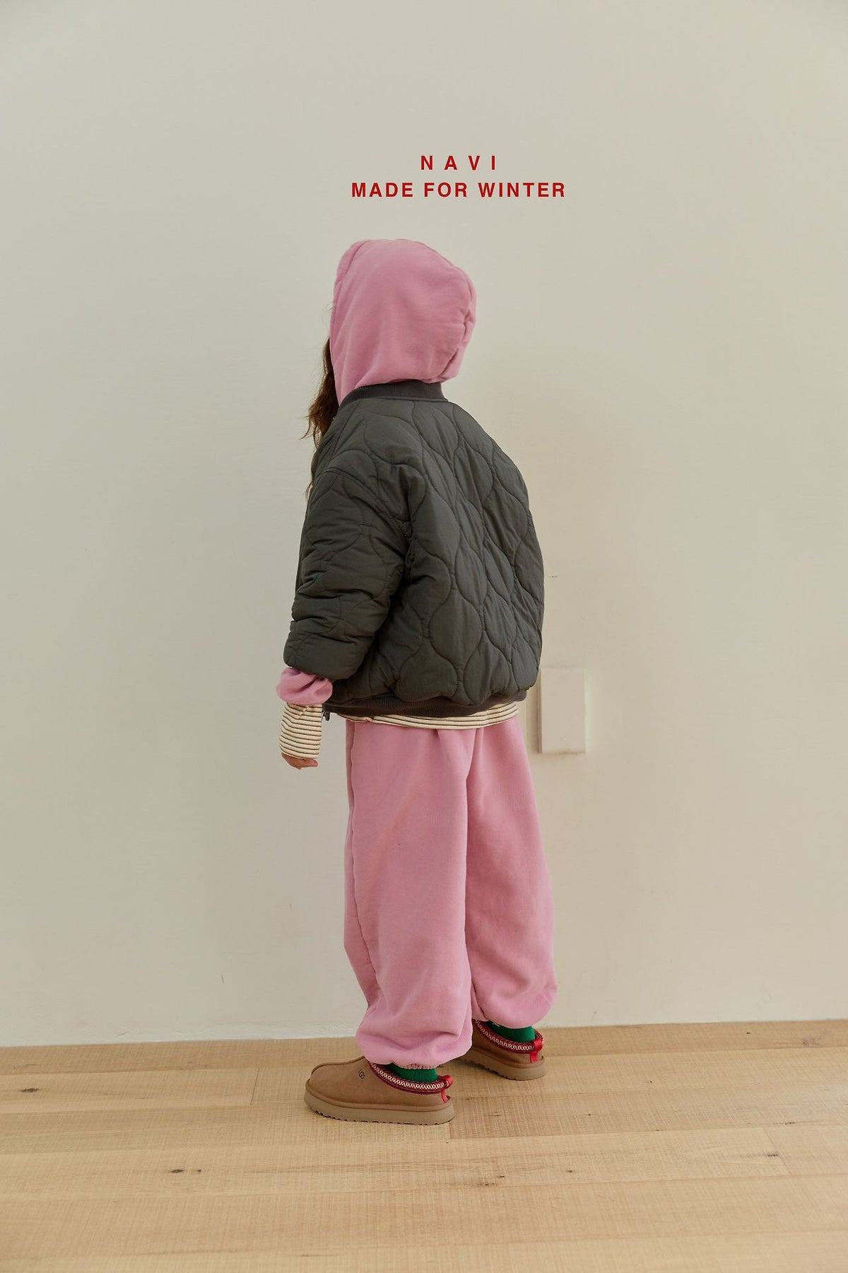 《予約》Bomber Quilted Jacket / NAVI