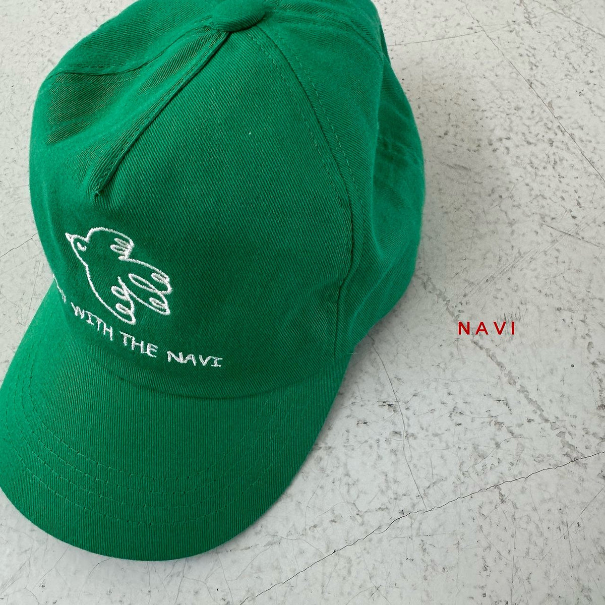 《予約》Bird Embroidered Cap / NAVI