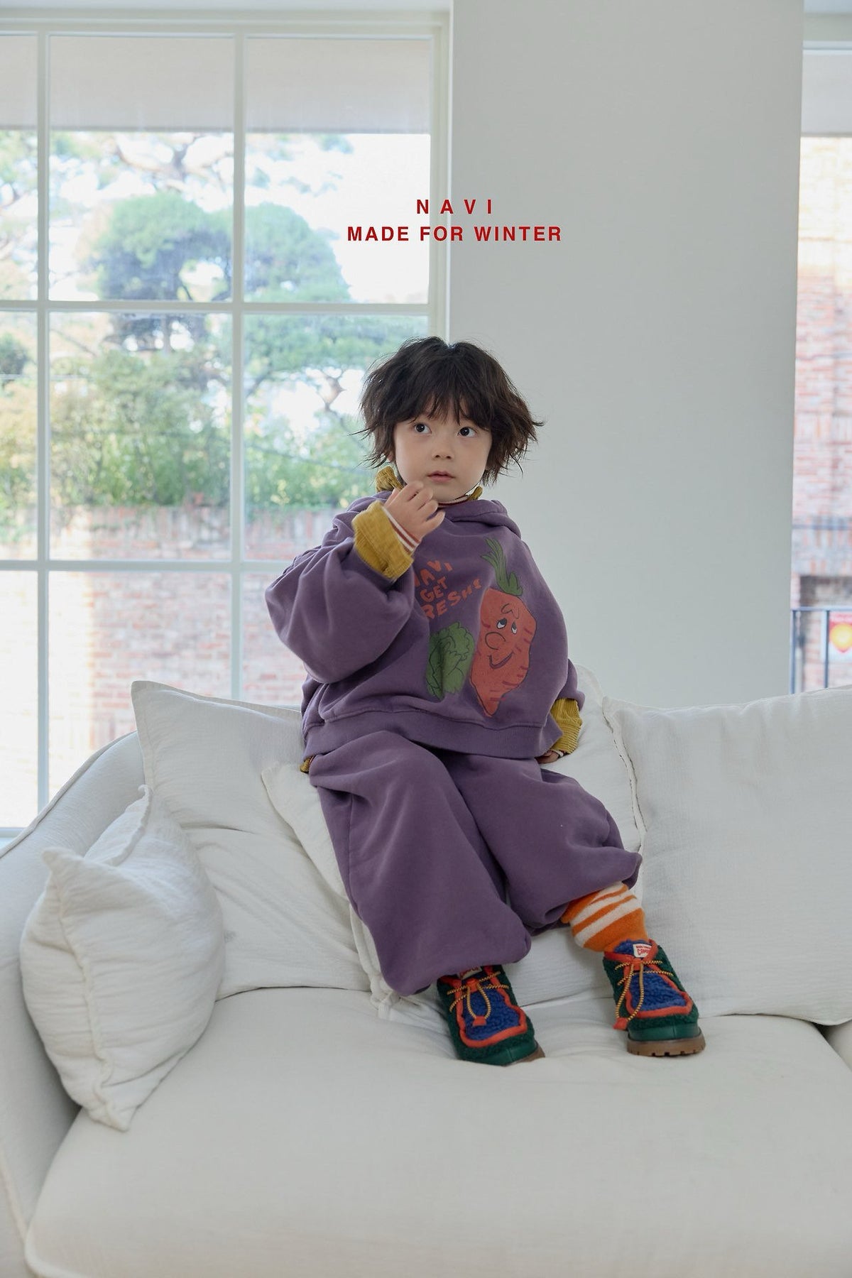 《予約》Fresh Jogger Pants / NAVI