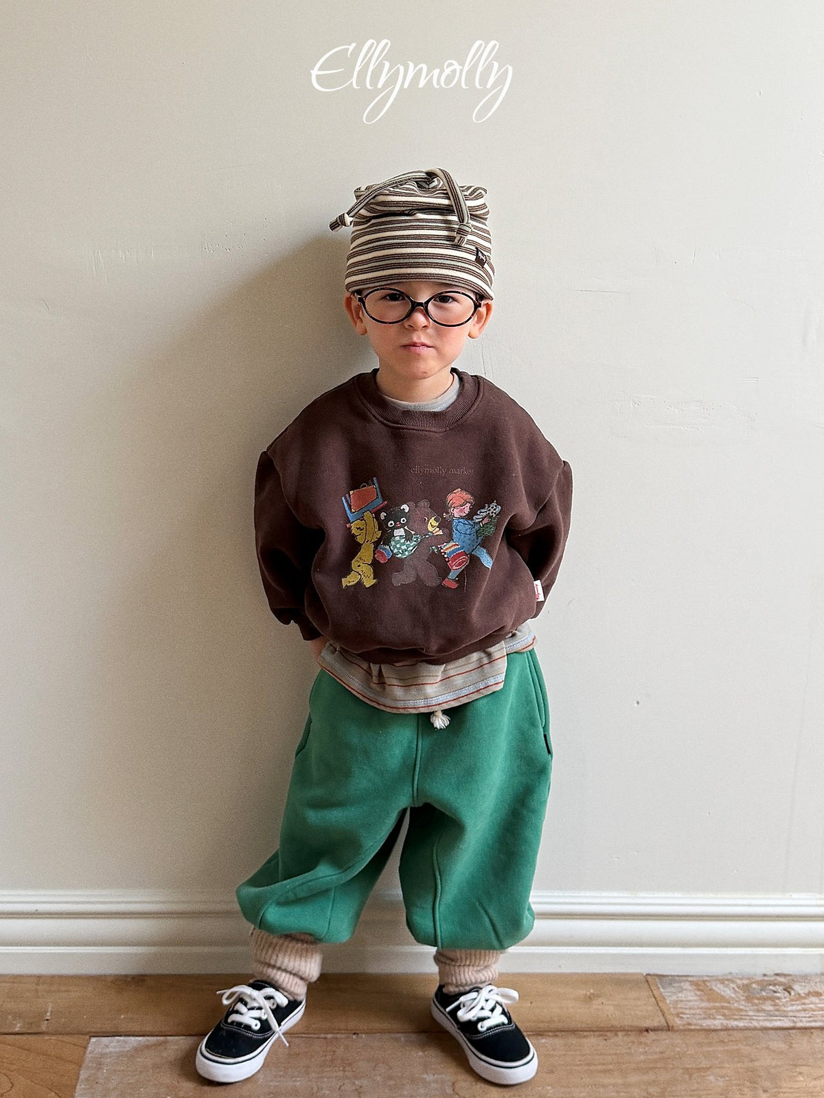 《予約》Market Friends Sweatshirt / ELLY MOLLY