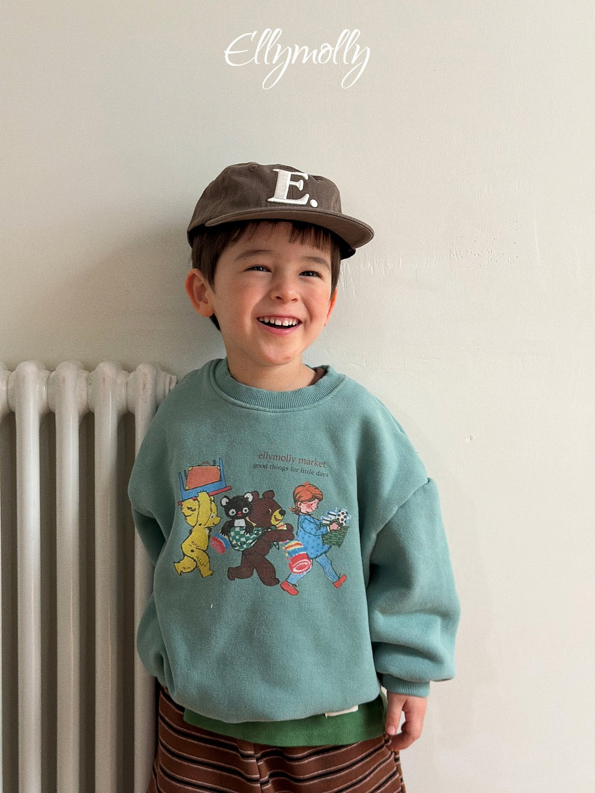 《予約》Market Friends Sweatshirt / ELLY MOLLY