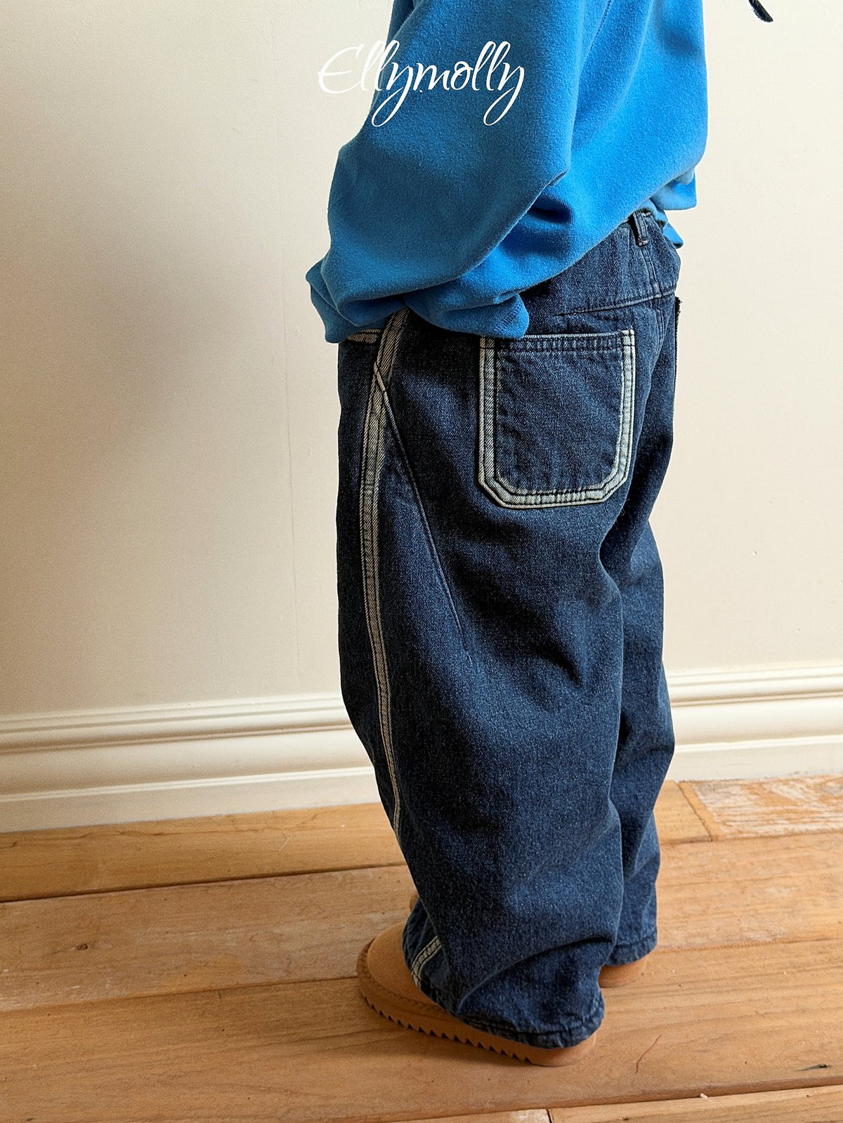 《予約》Linework Brushed Denim / ELLY MOLLY