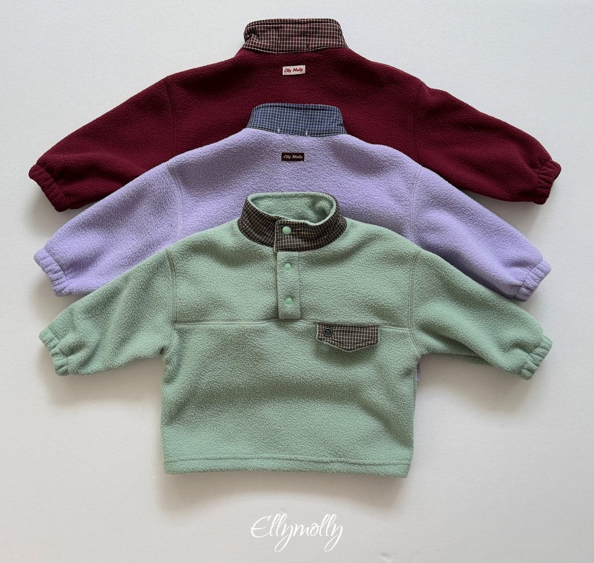 《予約》Pomeli High Neck Sweatshirt / ELLY MOLLY
