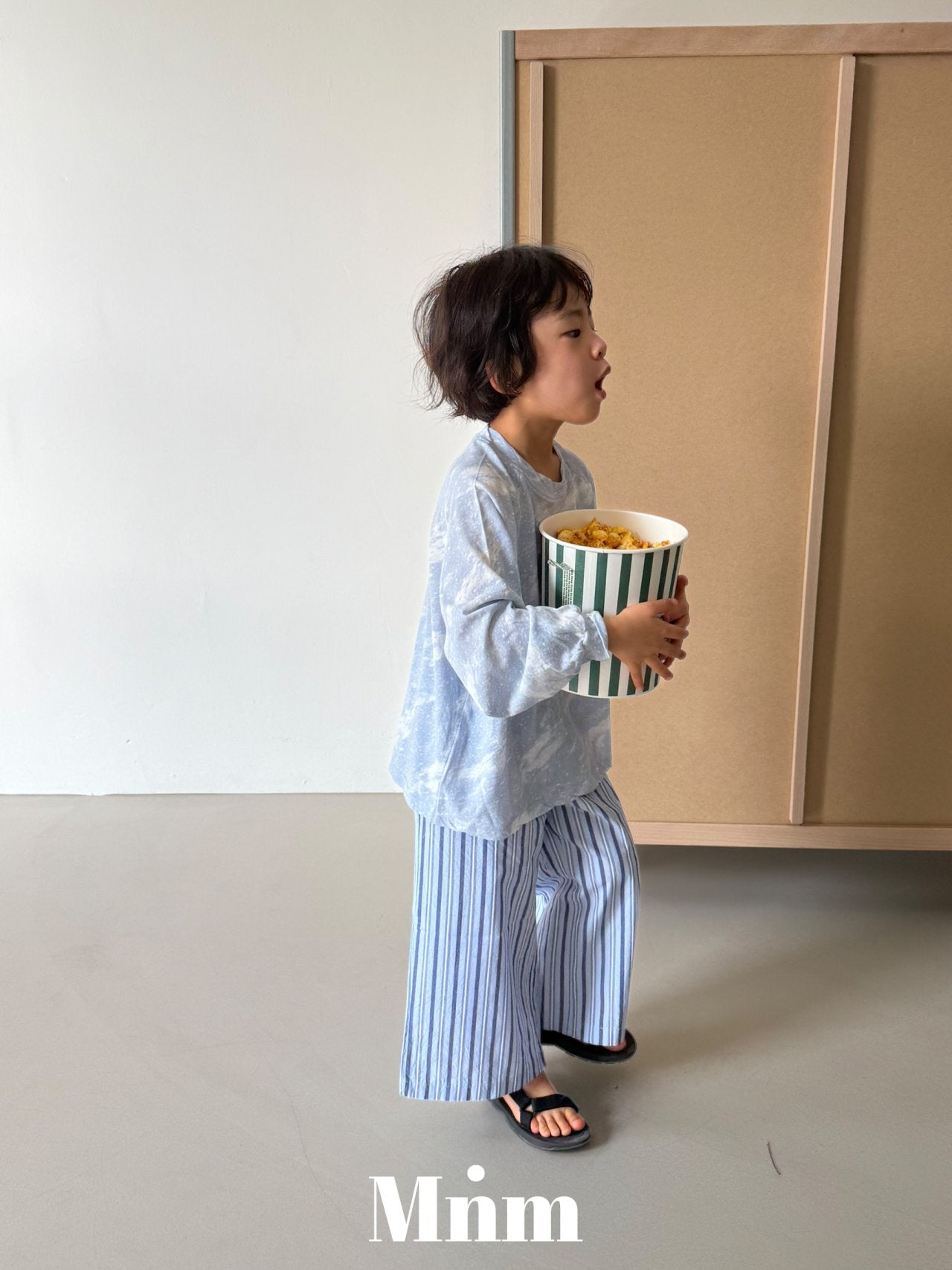 《予約》Combi Stripe Pants / MINIMAL