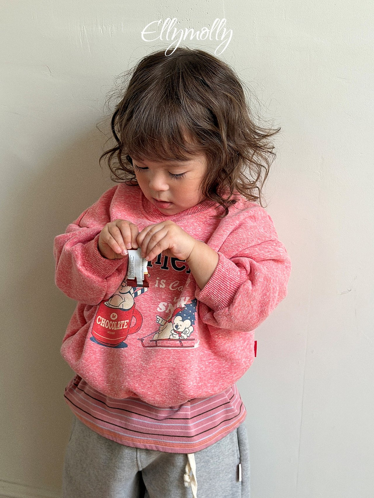 《予約》Winter Snow Sweatshirt / ELLY MOLLY