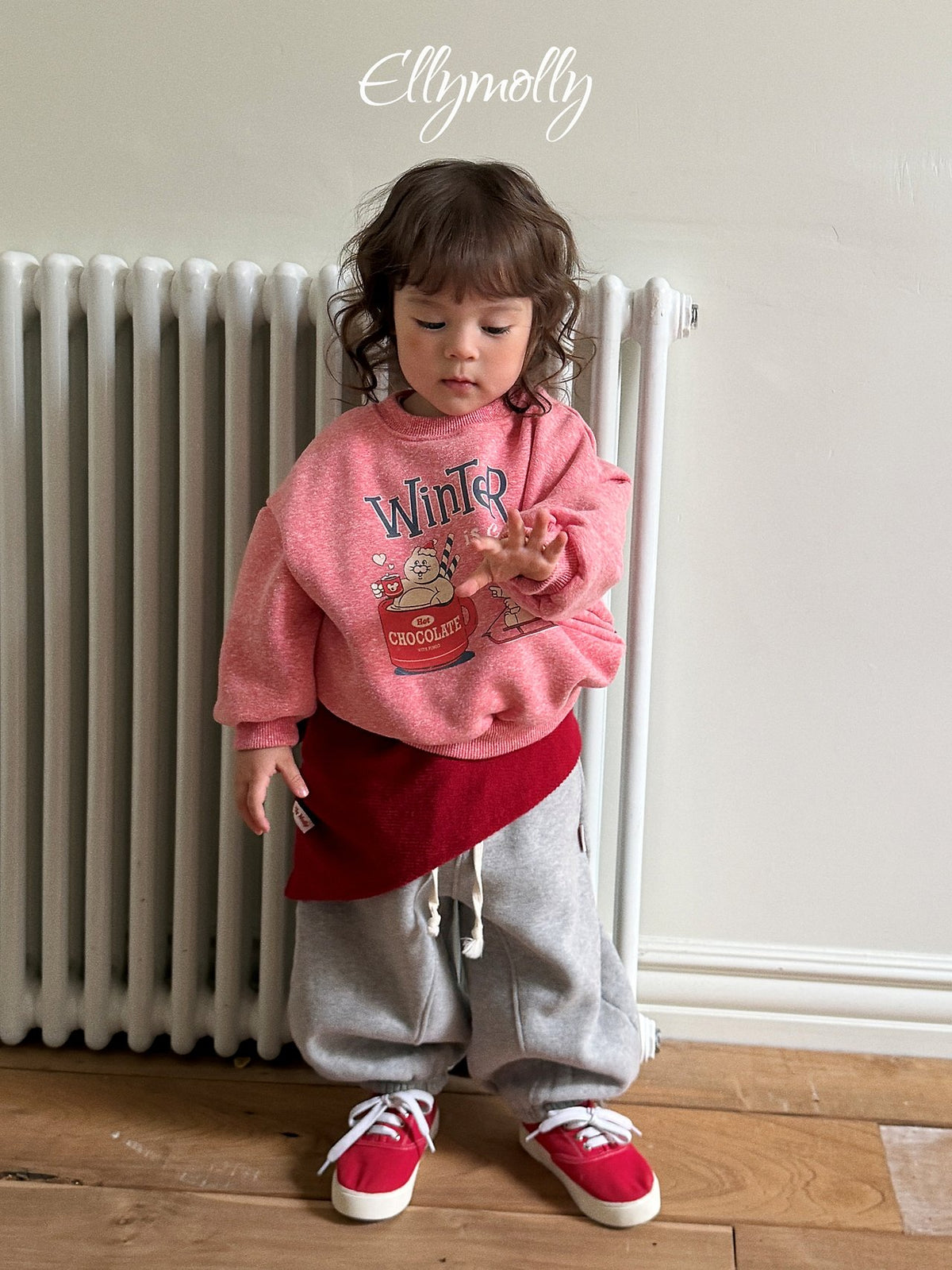 《予約》Winter Snow Sweatshirt / ELLY MOLLY
