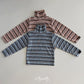 《予約》Snow Warmer Striped Turtleneck Tee / ELLY MOLLY
