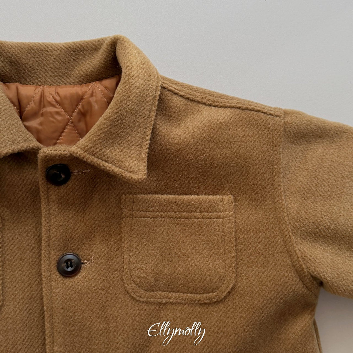 《予約》 Fluffy Wool Coat / ELLY MOLLY