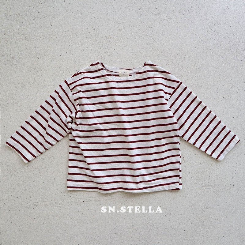 《予約》Basic Stripe Tee / SN.STELLA