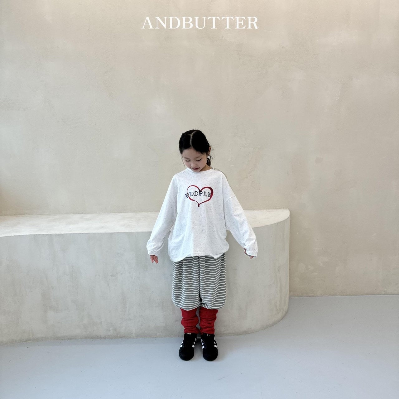 《予約》Heart People Tee / andbutter