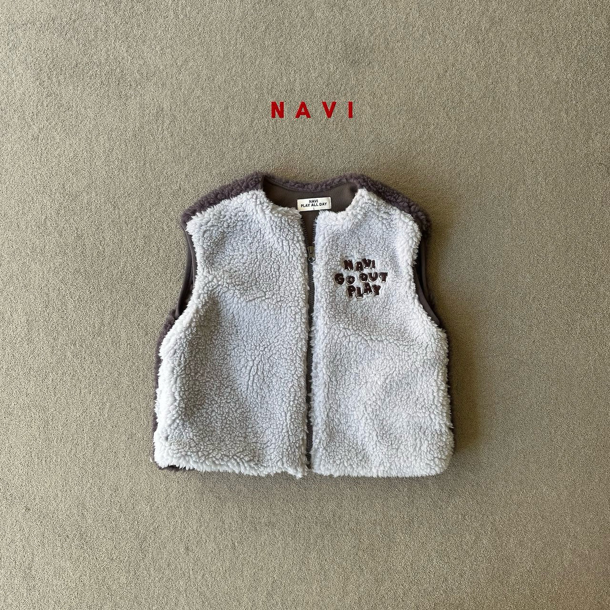 《予約》Dumble Fleece Vest / NAVI
