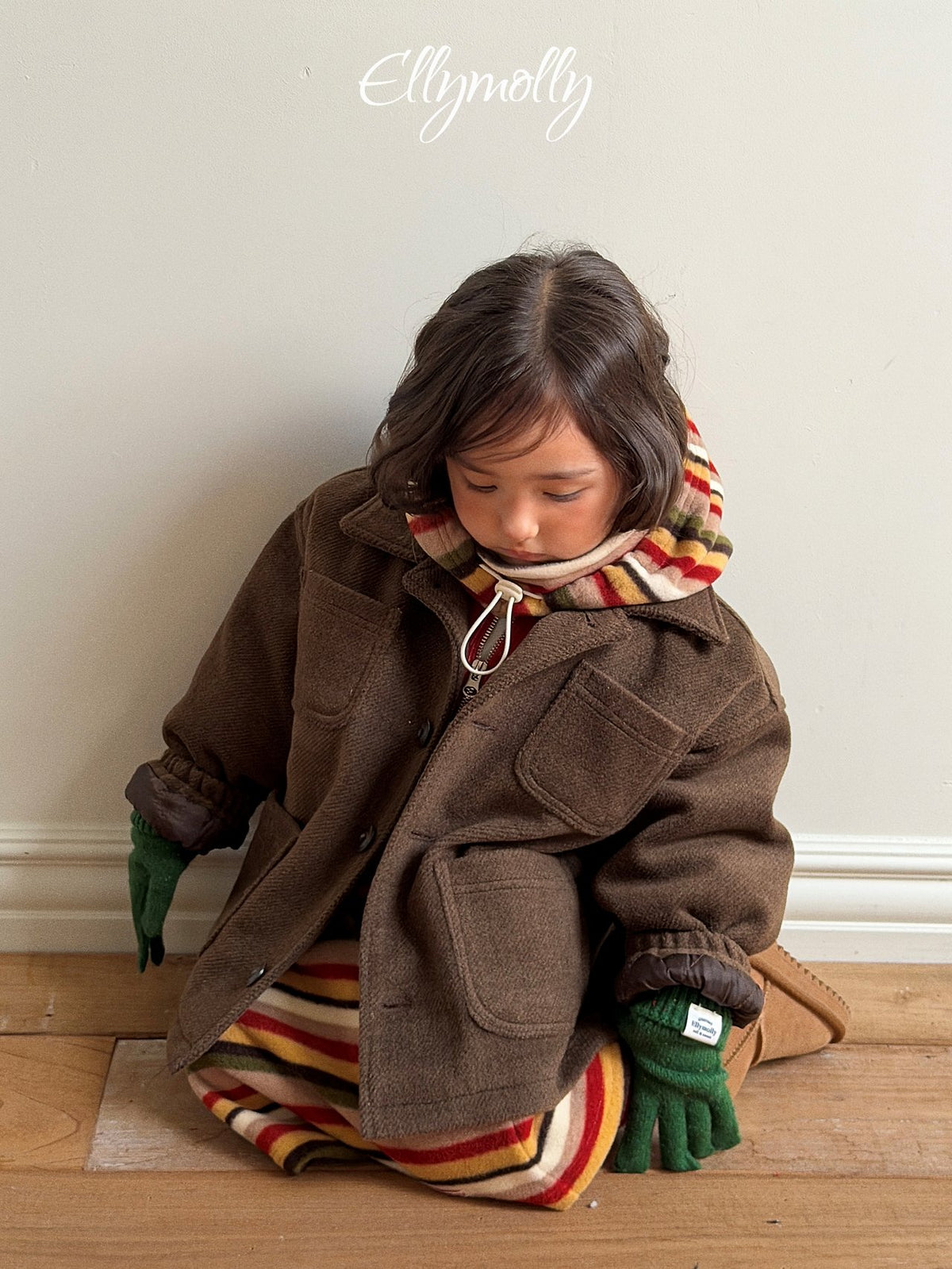 《予約》 Fluffy Wool Coat / ELLY MOLLY