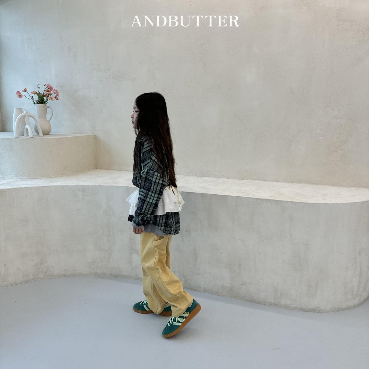 《予約》Musee Check Shirt / andbutter