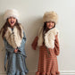 《予約》Fleece Frill Long Dress / ELLY MOLLY