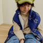 《予約》Ribbon Stripe Turtleneck Tee / NAVI