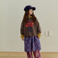《予約》Butterfly Velour Pants / NAVI