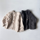 《即納 Gray100 size》Cable knit cardigan