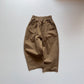 《beige 90 size》 Easy tuck pants