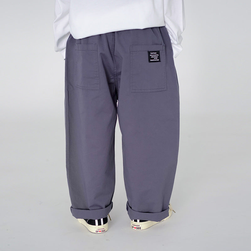 《beige 90 size》 Easy tuck pants