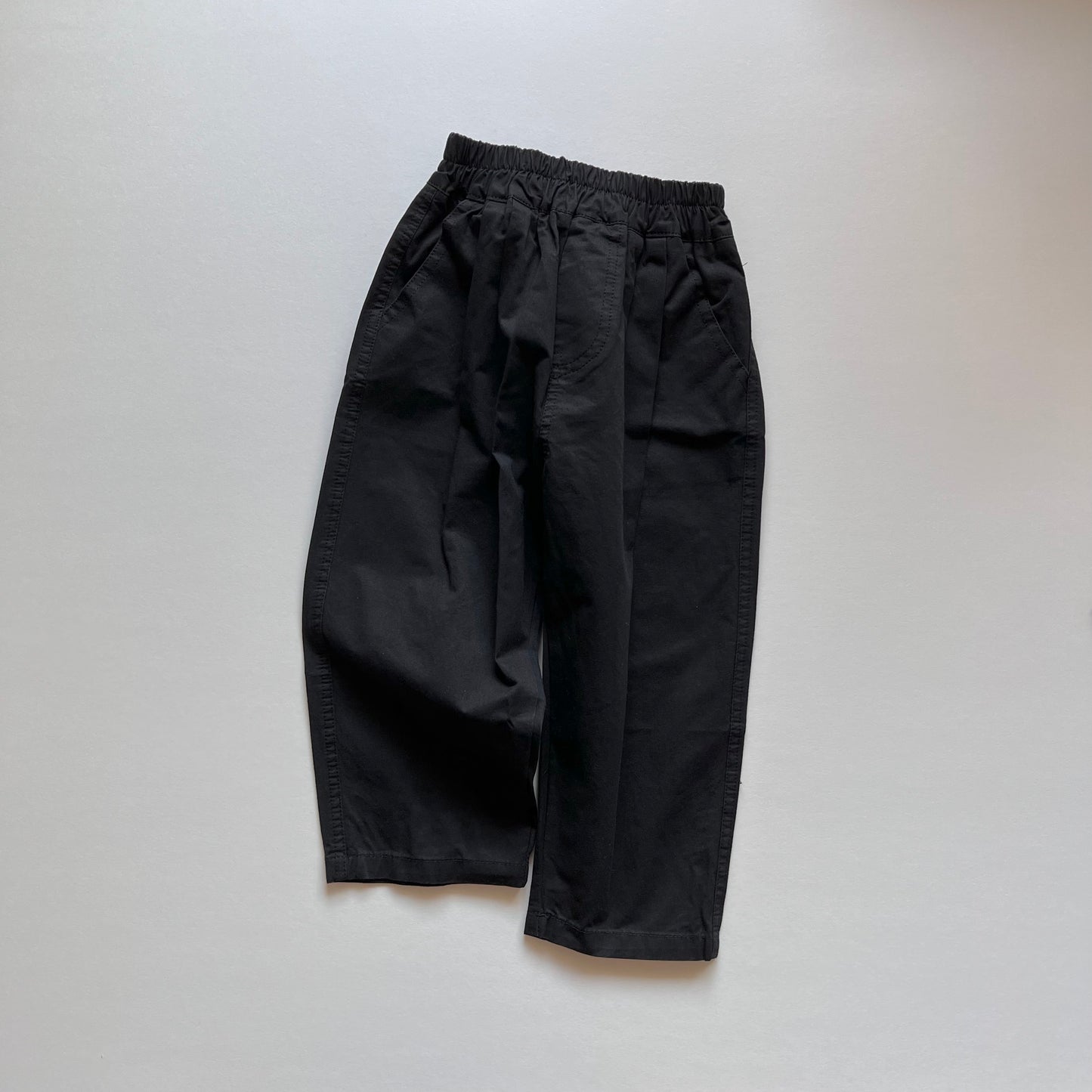 《beige 90 size》 Easy tuck pants