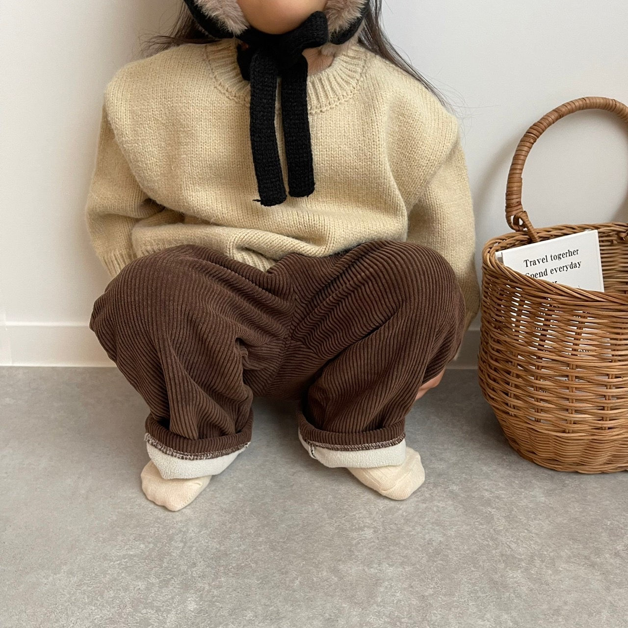 《即納》Soft corduroy pants