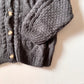 《即納 Gray100 size》Cable knit cardigan